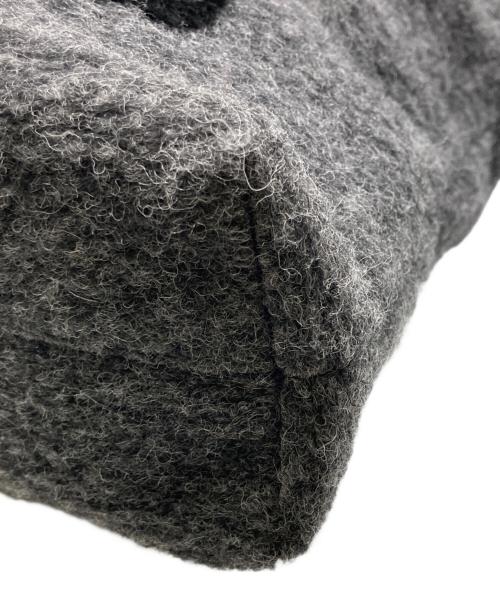 Teresa Cambi（テレサカンビ）Teresa Cambi (テレサカンビ) 猫柄2WAYバッグ グレーの古着・服飾アイテム