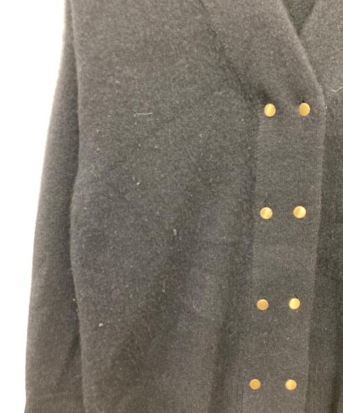 Noble（ノーブル）Noble (ノーブル) ダブルボタンニットカーディガン ネイビー サイズ:下記参照の古着・服飾アイテム