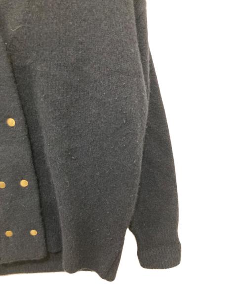 Noble（ノーブル）Noble (ノーブル) ダブルボタンニットカーディガン ネイビー サイズ:下記参照の古着・服飾アイテム