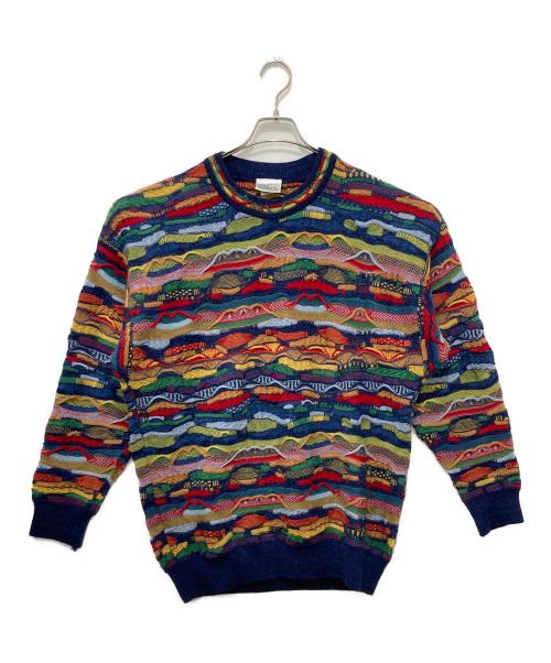 PUREY AUSTRALIAN CLOTHING CO.（ピュアリーオーストラリアン）PUREY AUSTRALIAN CLOTHING CO. (ピュアリーオーストラリアン) 古着3Dニット マルチカラー サイズ:Lの古着・服飾アイテム