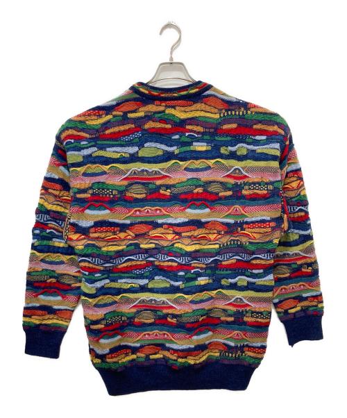 PUREY AUSTRALIAN CLOTHING CO.（ピュアリーオーストラリアン）PUREY AUSTRALIAN CLOTHING CO. (ピュアリーオーストラリアン) 古着3Dニット マルチカラー サイズ:Lの古着・服飾アイテム