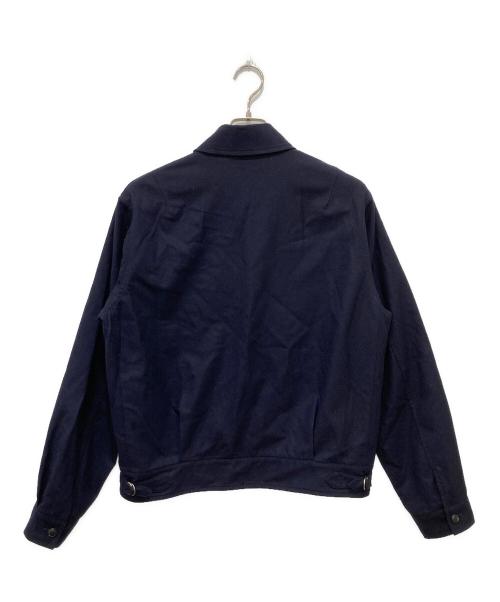 COMOLI（コモリ）COMOLI (コモリ) フラノZIPブルゾン ネイビー サイズ:3の古着・服飾アイテム