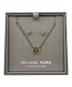 MICHAEL KORS（マイケルコース）の古着「ネックレス・ピアスセット」｜ゴールド