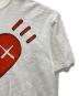 中古・古着 HUMAN MADE (ヒューマンメイド) KAWS (カウズ) ハートTシャツ ホワイト サイズ:2XL：8000円