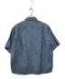 45R (フォーティファイブ・アール) 綿麻瑠璃ダンガリーのオーシャン半袖シャツ インディゴ サイズ:4：22000円