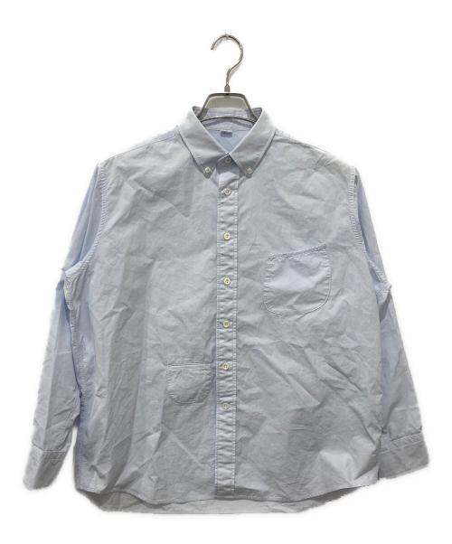 45R（フォーティファイブ・アール）45R (フォーティファイブ・アール) 180番三子の908オーシャンボタンダウンシャツ ブルー サイズ:2の古着・服飾アイテム