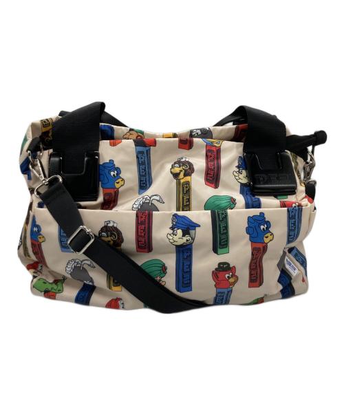 ear PAPILLONNER（イアパピヨネ）ear PAPILLONNER (イアパピヨネ) PEZ (ペッツ) 2WAYバッグ ベージュの古着・服飾アイテム