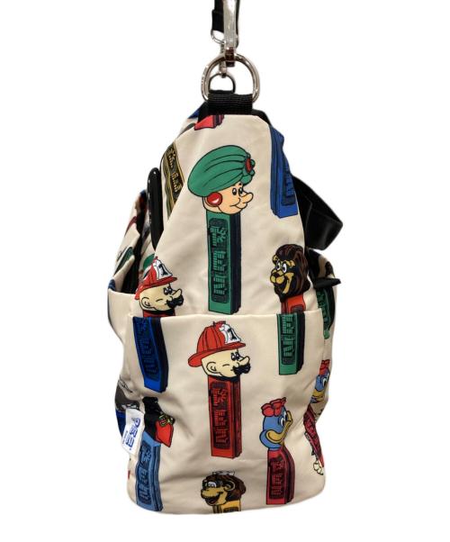 ear PAPILLONNER（イアパピヨネ）ear PAPILLONNER (イアパピヨネ) PEZ (ペッツ) 2WAYバッグ ベージュの古着・服飾アイテム