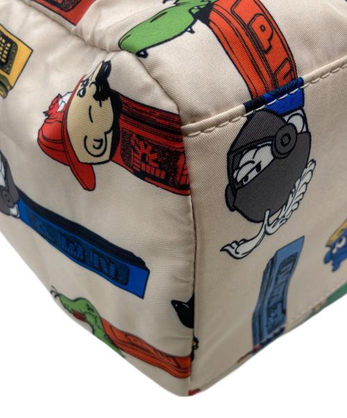 ear PAPILLONNER（イアパピヨネ）ear PAPILLONNER (イアパピヨネ) PEZ (ペッツ) 2WAYバッグ ベージュの古着・服飾アイテム