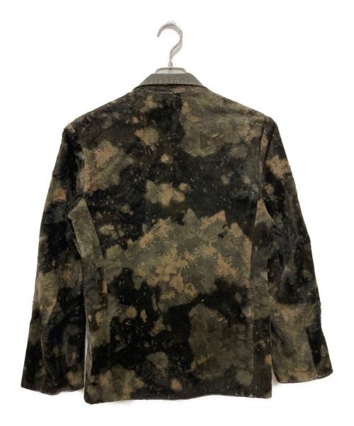 tricot COMME des GARCONS（トリココムデギャルソン）tricot COMME des GARCONS (トリココムデギャルソン) リバーシブルテーラードジャケット グリーン×グレー サイズ:Mの古着・服飾アイテム
