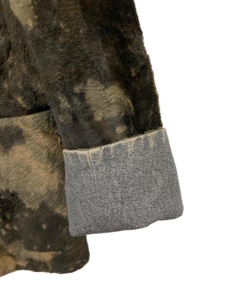 tricot COMME des GARCONS（トリココムデギャルソン）tricot COMME des GARCONS (トリココムデギャルソン) リバーシブルテーラードジャケット グリーン×グレー サイズ:Mの古着・服飾アイテム