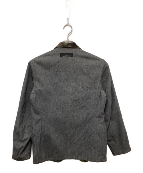 tricot COMME des GARCONS（トリココムデギャルソン）tricot COMME des GARCONS (トリココムデギャルソン) リバーシブルテーラードジャケット グリーン×グレー サイズ:Mの古着・服飾アイテム