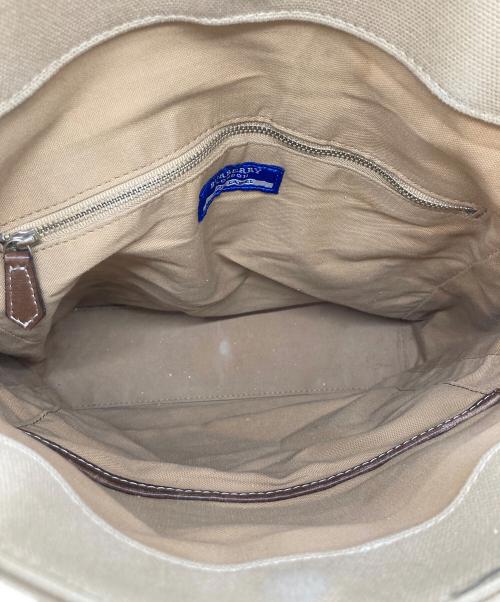 BURBERRY BLUE LABEL（バーバリーロンドンブルーレーベル）BURBERRY BLUE LABEL (バーバリーロンドンブルーレーベル) トートバッグ ベージュの古着・服飾アイテム