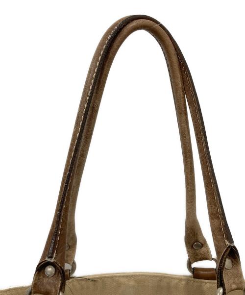 BURBERRY BLUE LABEL（バーバリーロンドンブルーレーベル）BURBERRY BLUE LABEL (バーバリーロンドンブルーレーベル) トートバッグ ベージュの古着・服飾アイテム