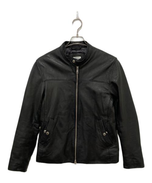 BEAUTY&YOUTH（ビューティーアンドユース）BEAUTY&YOUTH (ビューティーアンドユース) Padded Goatskin Biker Jacket ブラック サイズ:Lの古着・服飾アイテム