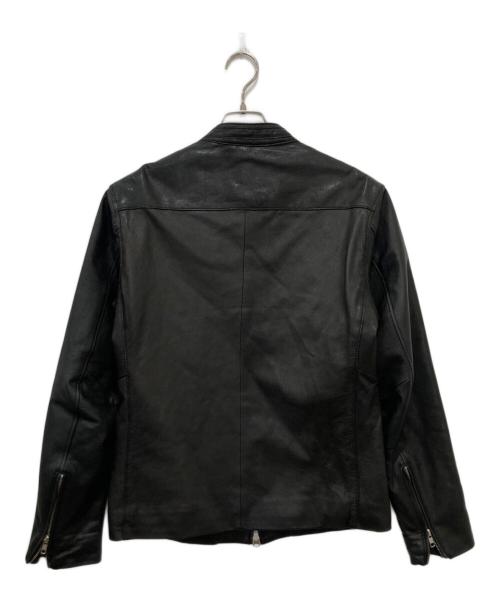 BEAUTY&YOUTH（ビューティーアンドユース）BEAUTY&YOUTH (ビューティーアンドユース) Padded Goatskin Biker Jacket ブラック サイズ:Lの古着・服飾アイテム