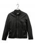 BEAUTY&YOUTH（ビューティーアンドユース）の古着「Padded Goatskin Biker Jacket」｜ブラック
