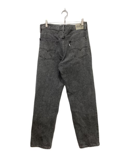 Levi's SILVER TAB（リーバイス シルバータブ）LEVI'S silver tab (リーバイス シルバータブ) ルーズフィット ブラックデニムパンツ グレー サイズ:W31L32の古着・服飾アイテム