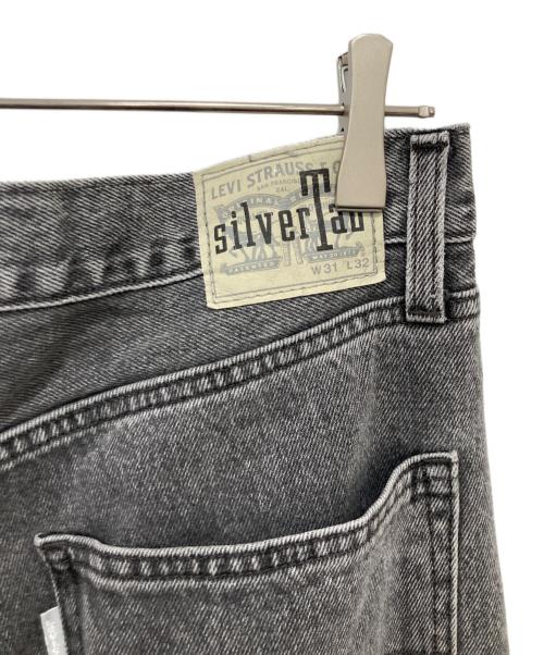 Levi's SILVER TAB（リーバイス シルバータブ）LEVI'S silver tab (リーバイス シルバータブ) ルーズフィット ブラックデニムパンツ グレー サイズ:W31L32の古着・服飾アイテム