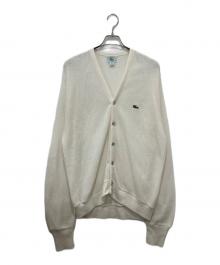 IZOD LACOSTE（アイゾッド ラコステ）の古着「アクリルカーディガン」｜ホワイト