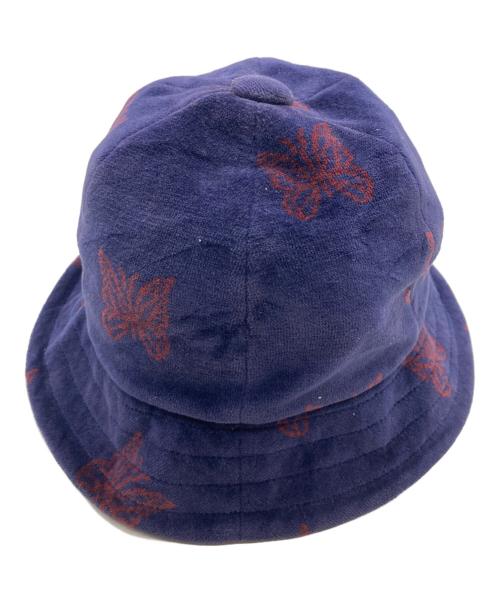 Needles（ニードルズ）Needles (ニードルズ) Bermuda Hat - C/PE Papillon Velour パープル サイズ:Mの古着・服飾アイテム