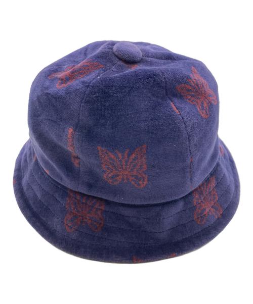 Needles（ニードルズ）Needles (ニードルズ) Bermuda Hat - C/PE Papillon Velour パープル サイズ:Mの古着・服飾アイテム