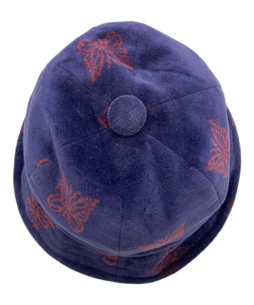 Needles（ニードルズ）Needles (ニードルズ) Bermuda Hat - C/PE Papillon Velour パープル サイズ:Mの古着・服飾アイテム