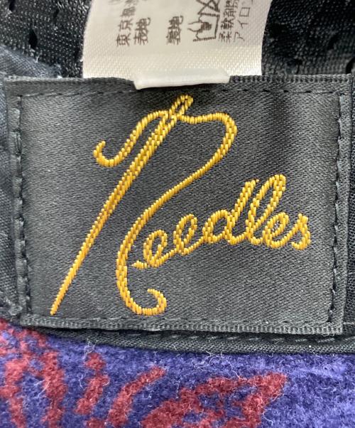 Needles（ニードルズ）Needles (ニードルズ) Bermuda Hat - C/PE Papillon Velour パープル サイズ:Mの古着・服飾アイテム