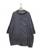 MOYURUモユル）の古着「カットソーワンピース」｜グレー