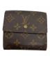 LOUIS VUITTON（ルイ ヴィトン）の古着「3つ折り財布」｜ブラウン