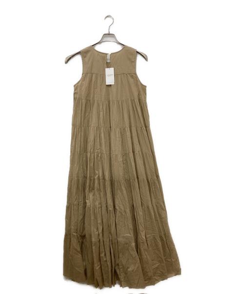 Spick and Span（スピック＆スパン）Spick and Span (スピックアンドスパン) HYU100ボイルティアードワンピース ベージュ サイズ:38の古着・服飾アイテム