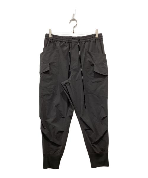 MSML（エムエスエムエル）MSML (エムエスエムエル) NYLON WIDE CARGO PANTS グレー サイズ:Mの古着・服飾アイテム