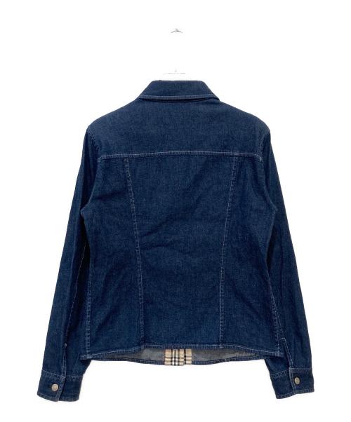 BURBERRY LONDON（バーバリーロンドン）BURBERRY LONDON (バーバリーロンドン) ノバチェックデニムジャケット インディゴ サイズ:38の古着・服飾アイテム