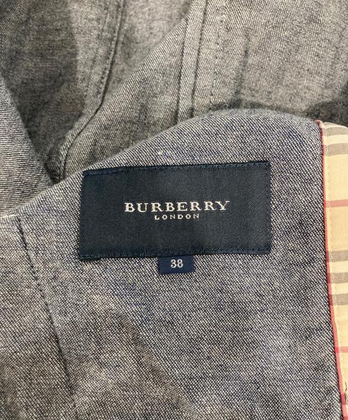 BURBERRY LONDON（バーバリーロンドン）BURBERRY LONDON (バーバリーロンドン) ノバチェックデニムジャケット インディゴ サイズ:38の古着・服飾アイテム