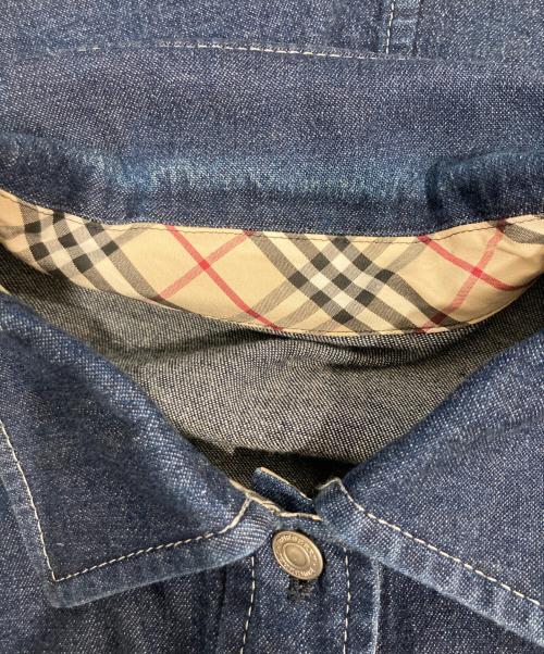 BURBERRY LONDON（バーバリーロンドン）BURBERRY LONDON (バーバリーロンドン) ノバチェックデニムジャケット インディゴ サイズ:38の古着・服飾アイテム