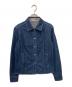 BURBERRY LONDON（バーバリーロンドン）の古着「ノバチェックデニムジャケット」｜インディゴ