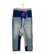 JUNYA WATANABE MANジュンヤワタナベマン）の古着「パッチワークジーンズ/25SS/AD2024」｜インディゴ