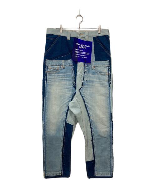 JUNYA WATANABE MAN（ジュンヤワタナベマン）JUNYA WATANABE MAN (ジュンヤワタナベマン) パッチワークジーンズ/25SS/AD2024 インディゴ サイズ:Lの古着・服飾アイテム