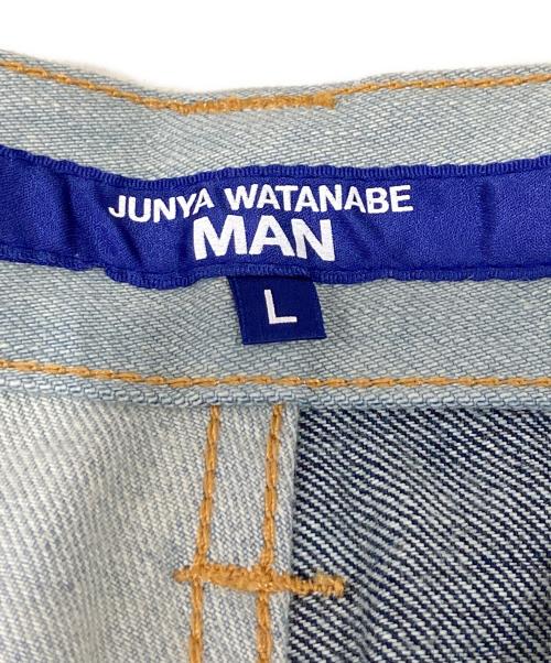JUNYA WATANABE MAN（ジュンヤワタナベマン）JUNYA WATANABE MAN (ジュンヤワタナベマン) パッチワークジーンズ/25SS/AD2024 インディゴ サイズ:Lの古着・服飾アイテム