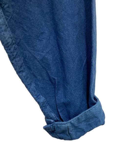 Tender（テンダー）Tender (テンダー) デニムロングシャツ インディゴ サイズ:2の古着・服飾アイテム