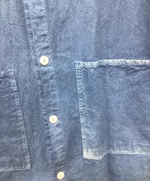 Tender（テンダー）Tender (テンダー) デニムロングシャツ インディゴ サイズ:2の古着・服飾アイテム