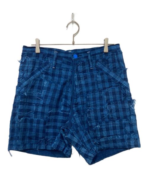 Porter Classic（ポータークラシック）Porter Classic (ポータークラシック) HAWAIIAN DENIM ブルー×ネイビー サイズ:Sの古着・服飾アイテム