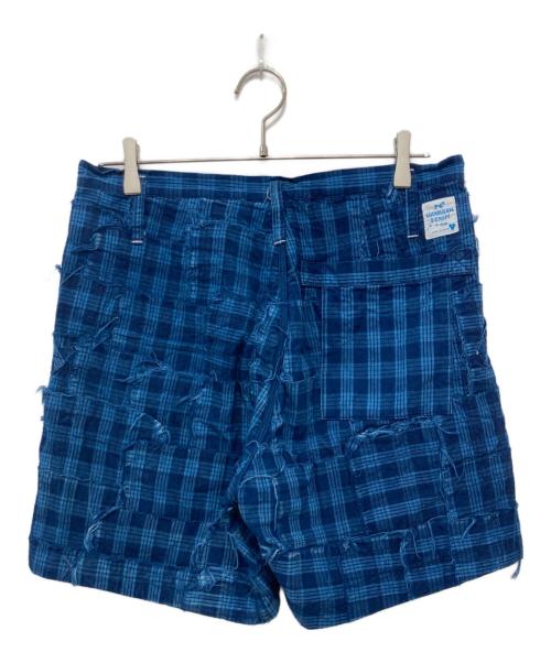 Porter Classic（ポータークラシック）Porter Classic (ポータークラシック) HAWAIIAN DENIM ブルー×ネイビー サイズ:Sの古着・服飾アイテム