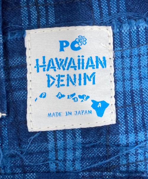 Porter Classic（ポータークラシック）Porter Classic (ポータークラシック) HAWAIIAN DENIM ブルー×ネイビー サイズ:Sの古着・服飾アイテム