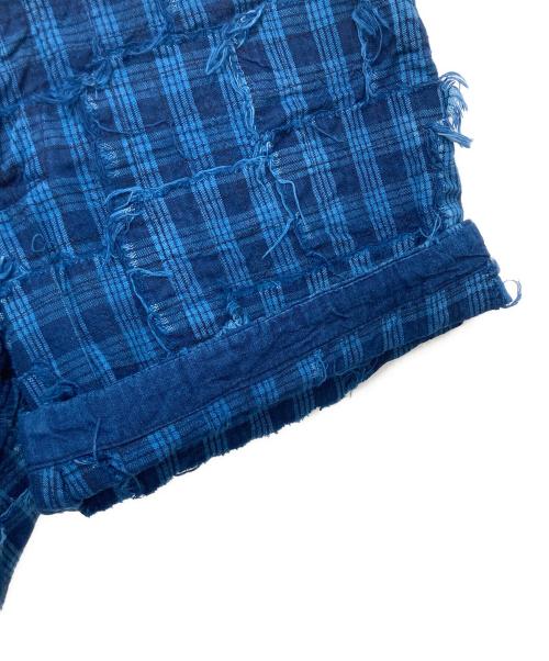 Porter Classic（ポータークラシック）Porter Classic (ポータークラシック) HAWAIIAN DENIM ブルー×ネイビー サイズ:Sの古着・服飾アイテム