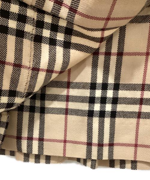 BURBERRY BLUE LABEL（バーバリー ブルー レーベル）BURBERRY BLUE LABEL (バーバリーロンドンブルーレーベル) ノバチェックラップスカート ベージュ サイズ:36の古着・服飾アイテム