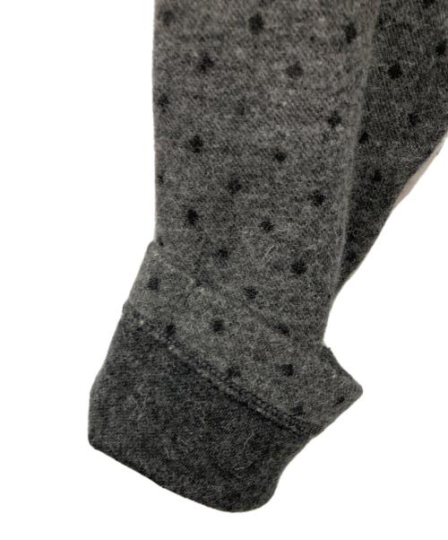 tricot COMME des GARCONS（トリココムデギャルソン）tricot COMME des GARCONS (トリココムデギャルソン) ドットウールカットソー グレー サイズ:Mの古着・服飾アイテム