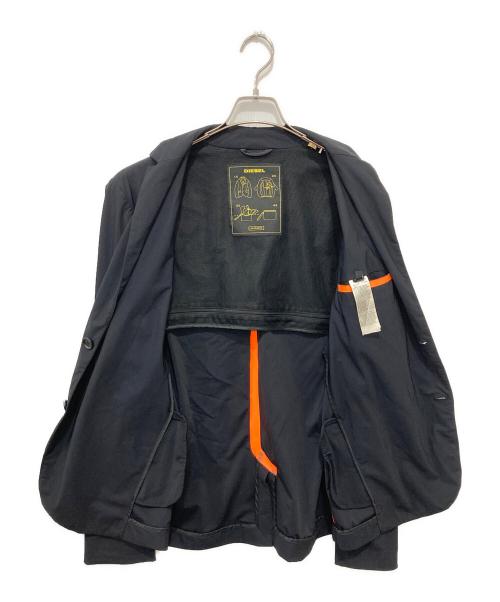DIESEL（ディーゼル）DIESEL (ディーゼル) テーラードジャケット ブラック サイズ:50の古着・服飾アイテム