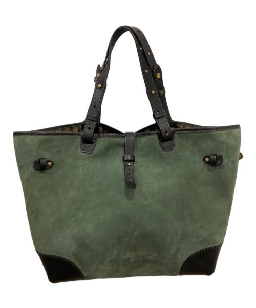 cramp/池之端銀革店（クランプ）cramp/池之端銀革店 (クランプ) トートバッグ カーキの古着・服飾アイテム