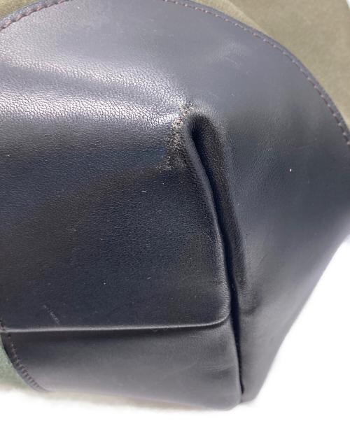 cramp/池之端銀革店（クランプ）cramp/池之端銀革店 (クランプ) トートバッグ カーキの古着・服飾アイテム